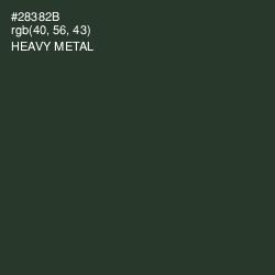 #28382B - Heavy Metal Color Image